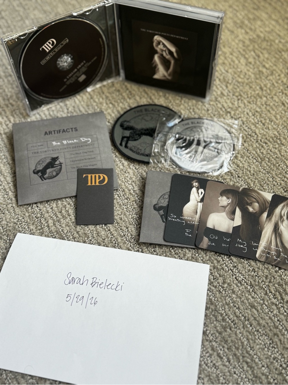 TTPD Collectors CD: The Black Dog